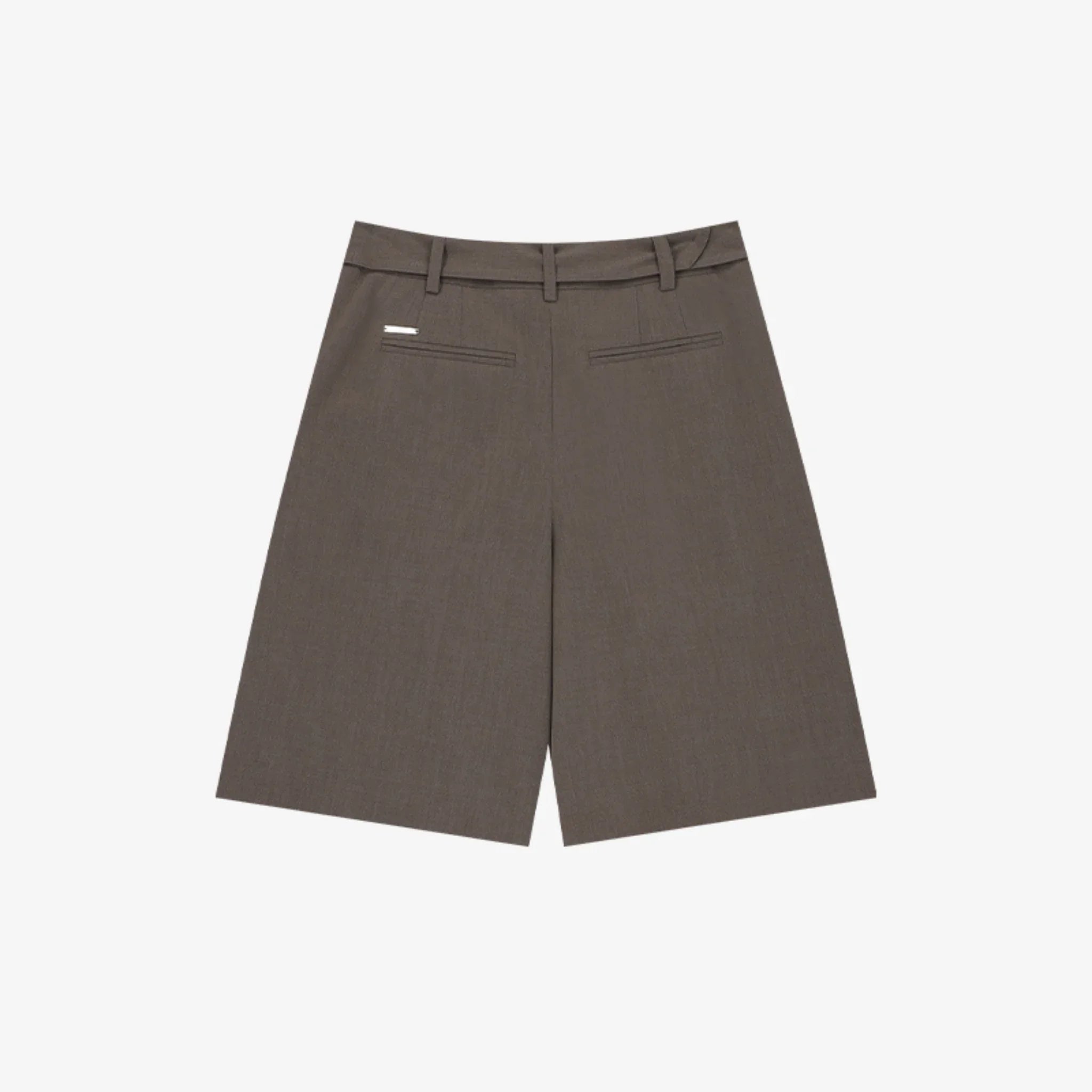 ARTID BELTED BERMUDA PANTS-6