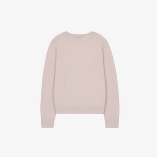 LIGHT WOOL LOGO POINT KNIT