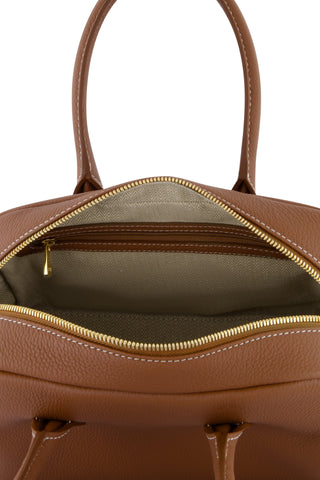 MRRV) TR BOSTON BAG (NOISETTE BROWN)