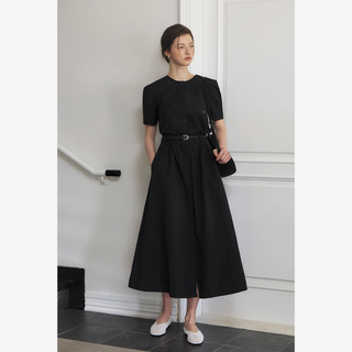 TWO-WAY COTTON SHORT-SLEEVE DRESS