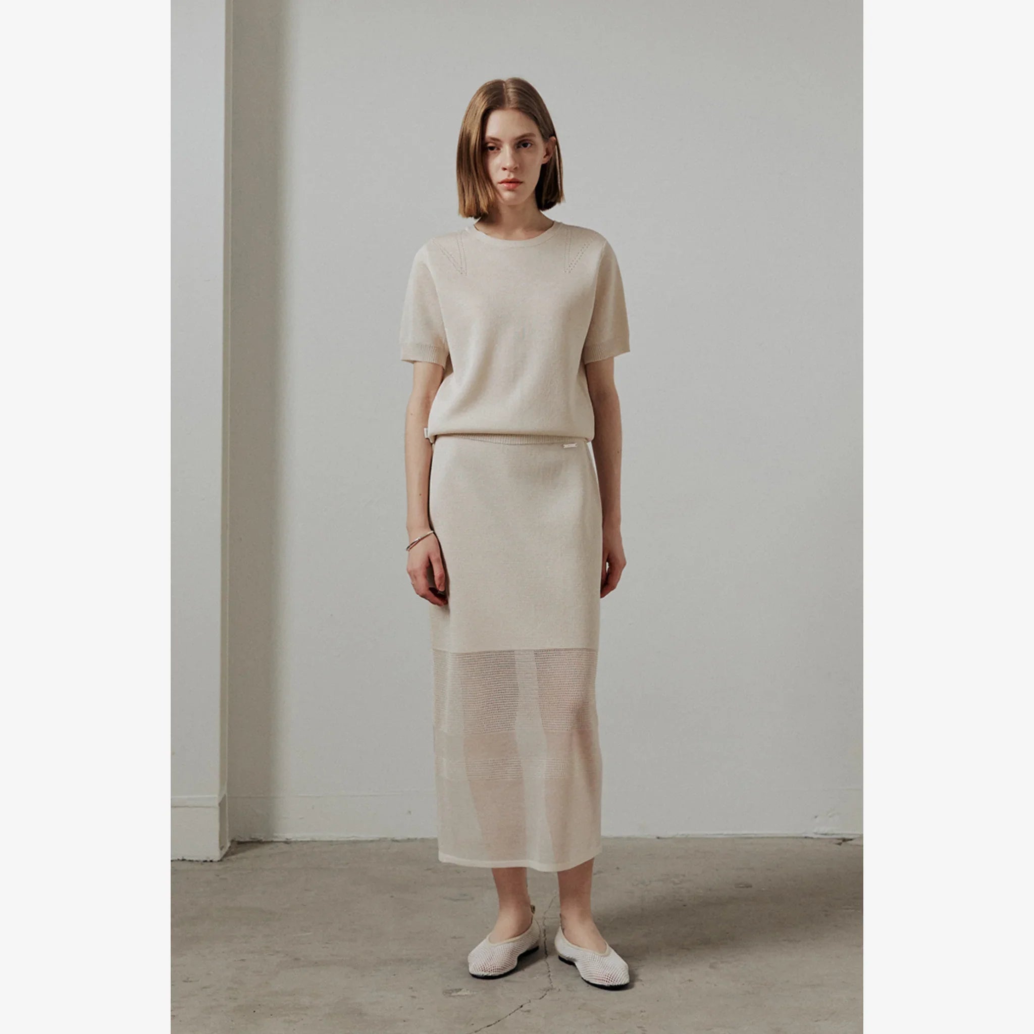 ARTID LINEN REVERSIBLE SHORT SLEEVE KNIT-7