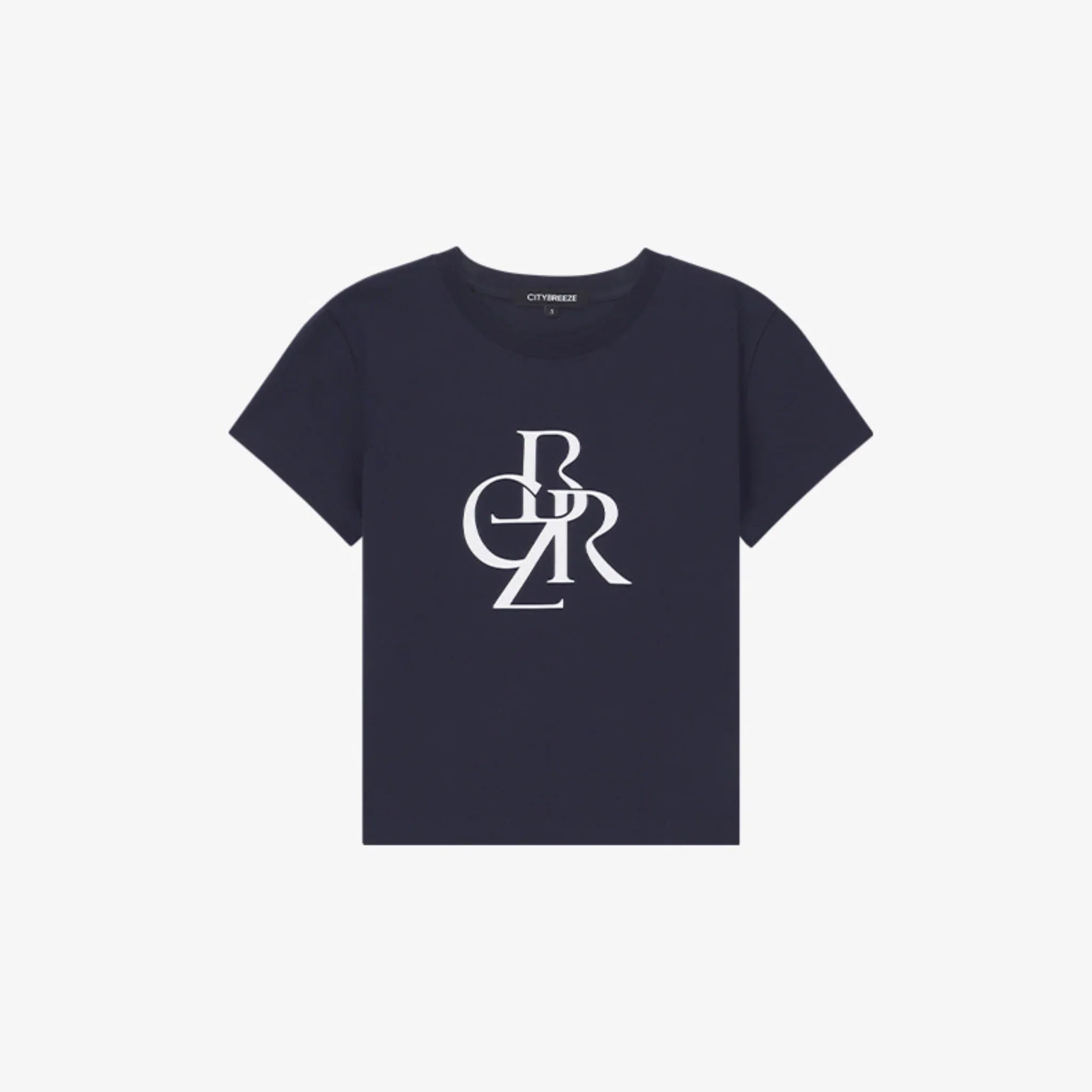 CITYBREEZE SYMBOL LOGO CROP HALF-SLEEVE T-SHIRT-7