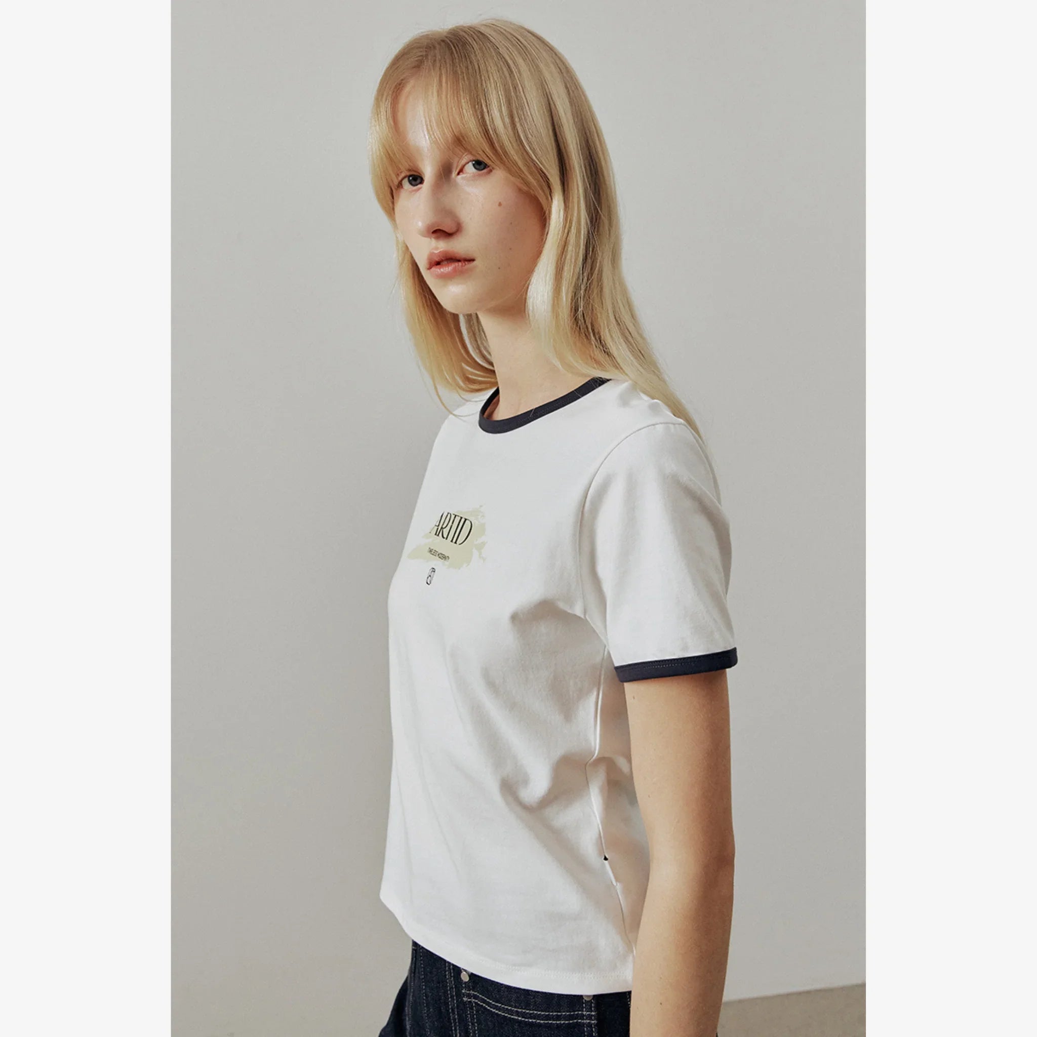 ARTID SPREAD COLOR BLOCK RINGER T SHIRT-7