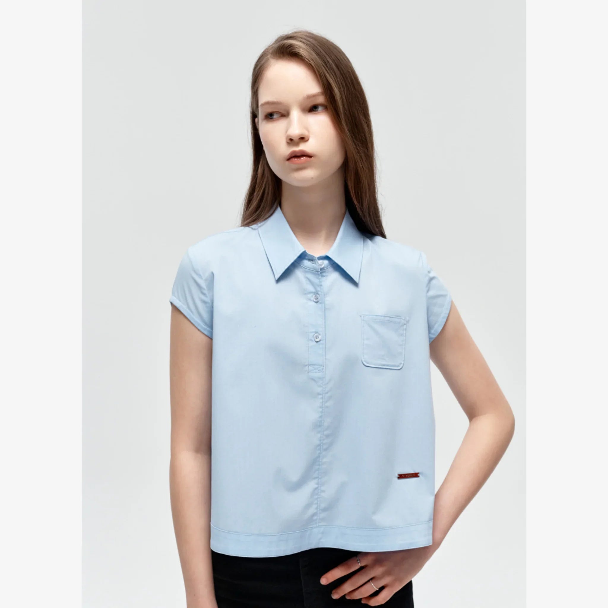 CITYBREEZE WRINKLE-FREE FLARE HALF-SLEEVE SHIRT-7
