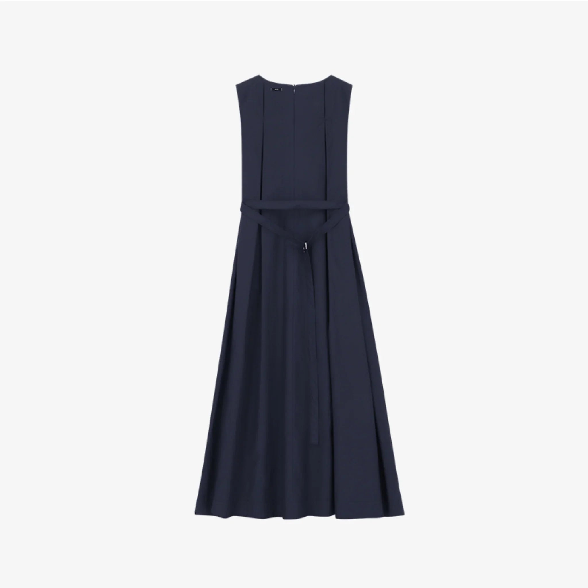 ARTID BOX PLEATED SLEEVELESS DRESS-8