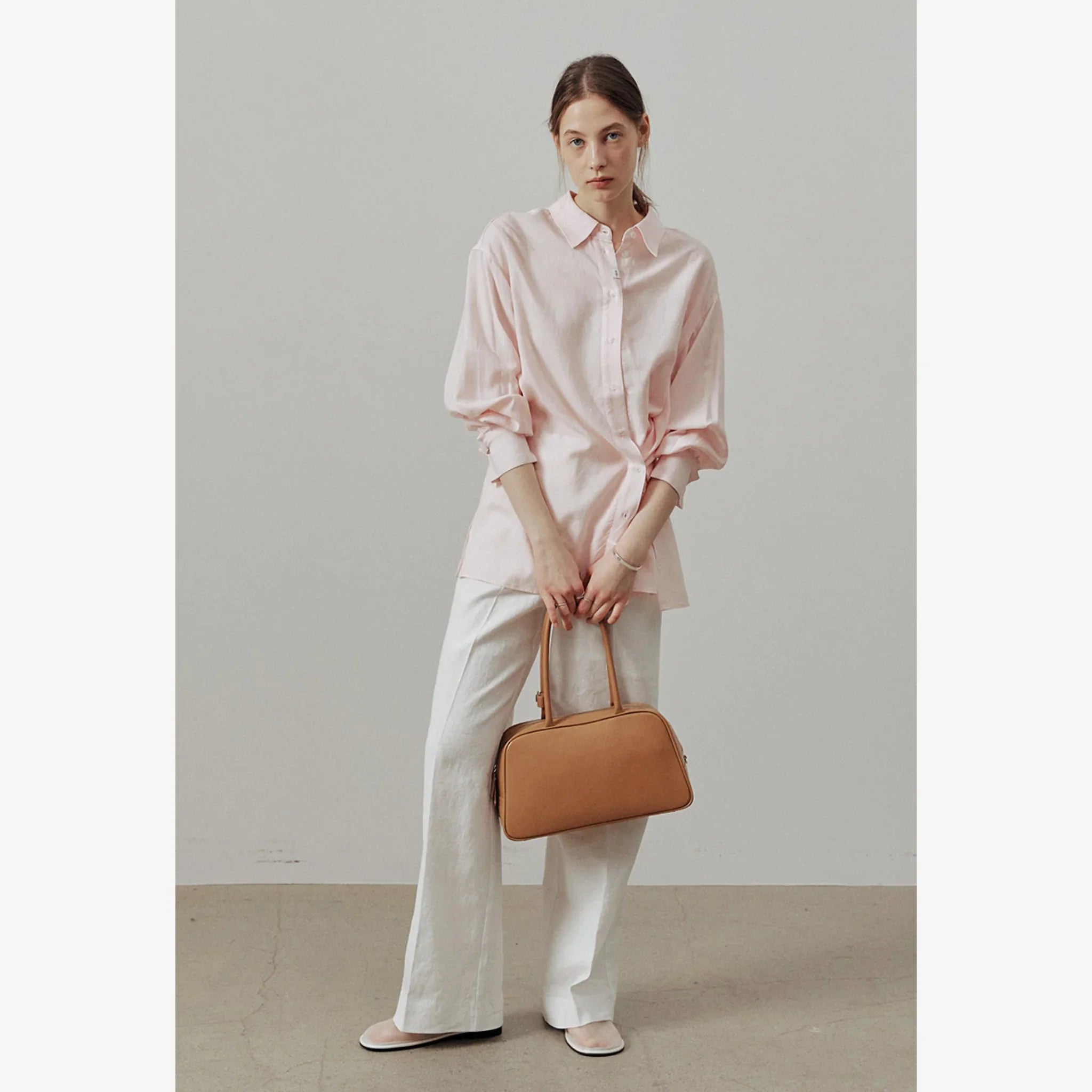 ARTID LINEN OVERSIZED TWO WAY SHIRT-8