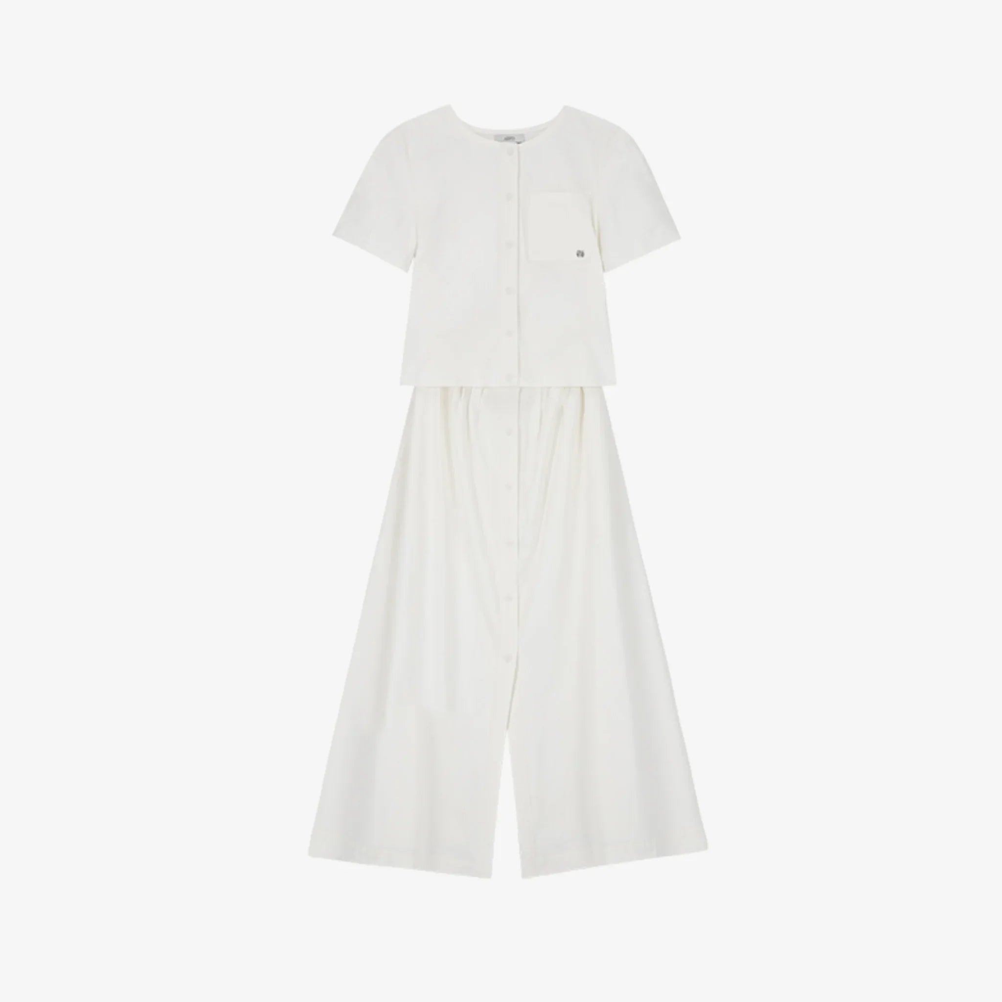ARTID TWO-WAY COTTON SHORT-SLEEVE DRESS-2