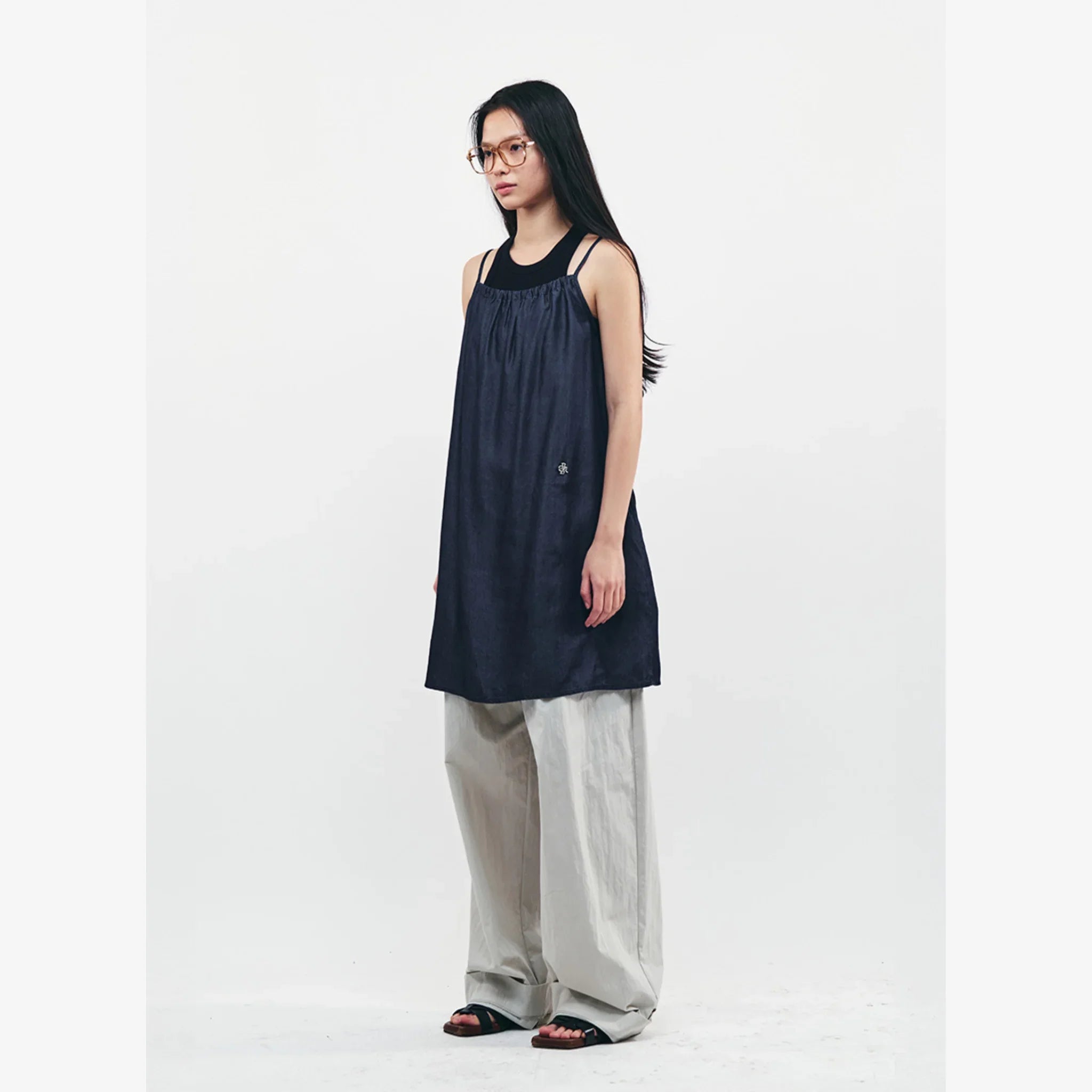 CITYBREEZE TIE-BACK LAYERED MINI DRESS-8