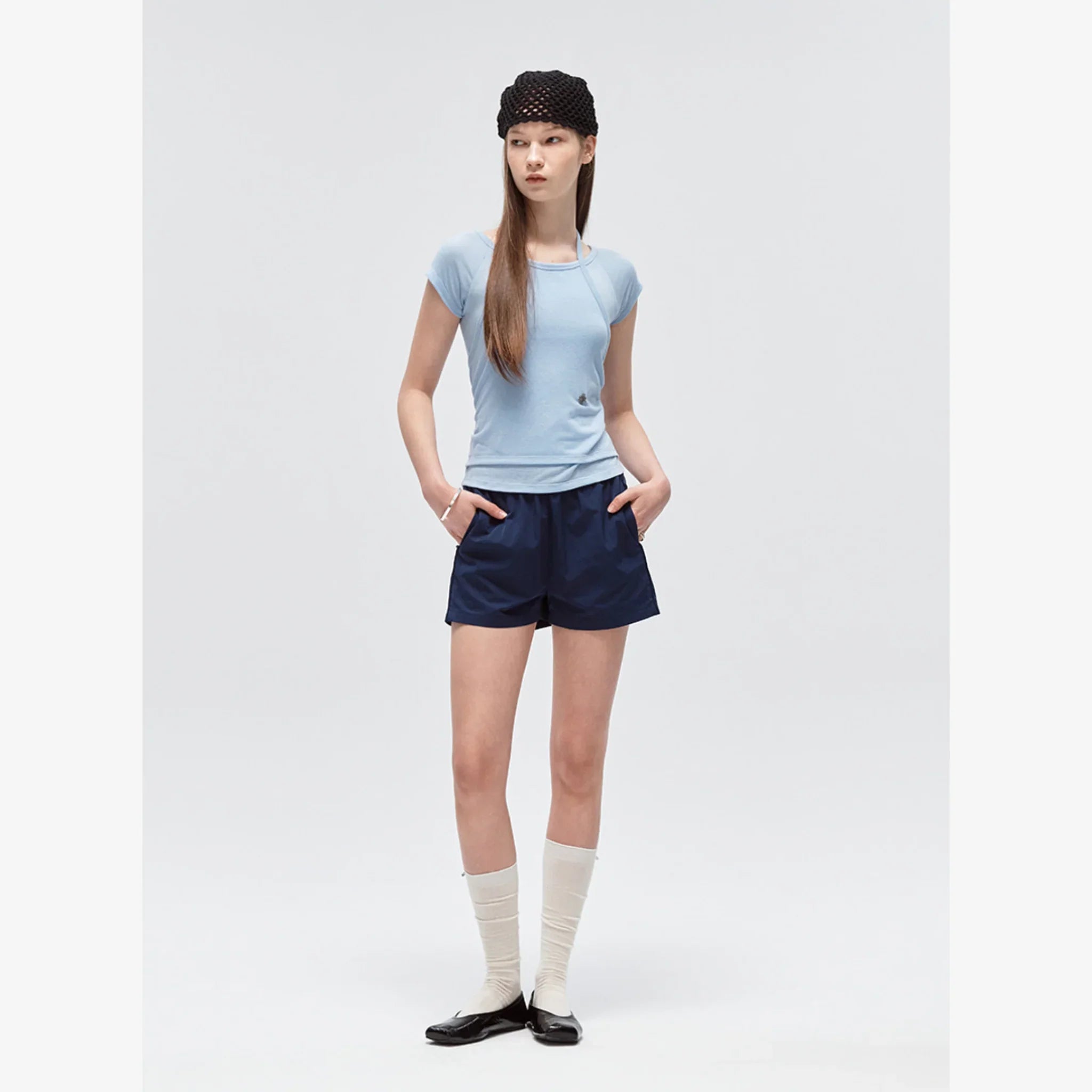 CITYBREEZE TRIMMED NYLON SHORTS-8