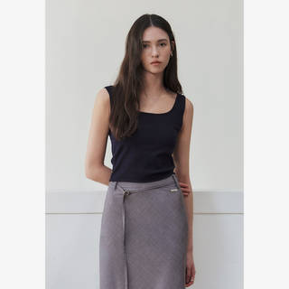 OPEN COLLAR CARDIGAN SET-UP