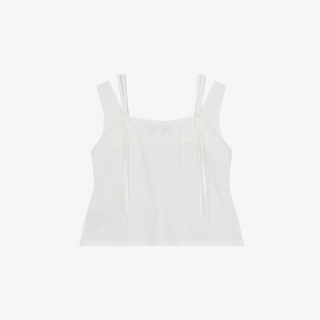 DOUBLE STRAP SQUARE NECK SLEEVELESS TOP