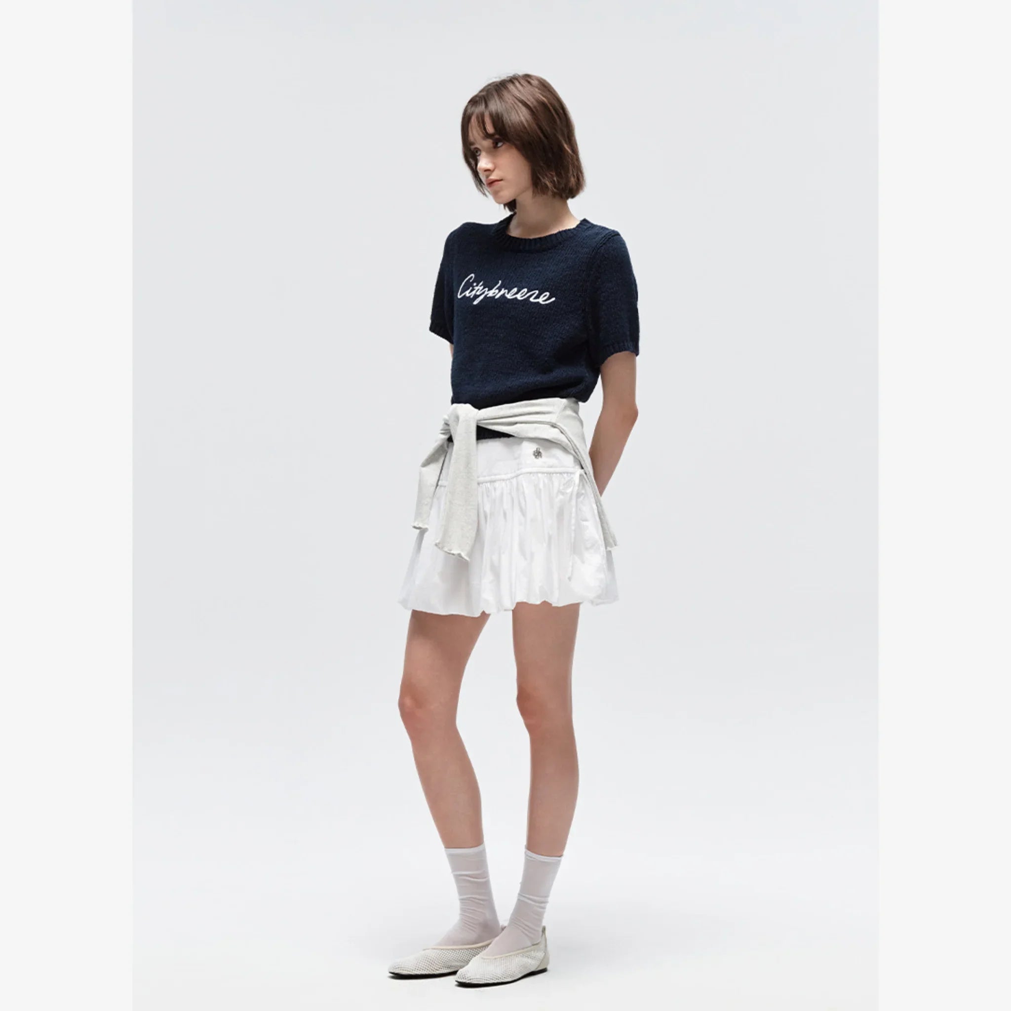 CITYBREEZE RIBBON BALLOON MINI SKIRT-8