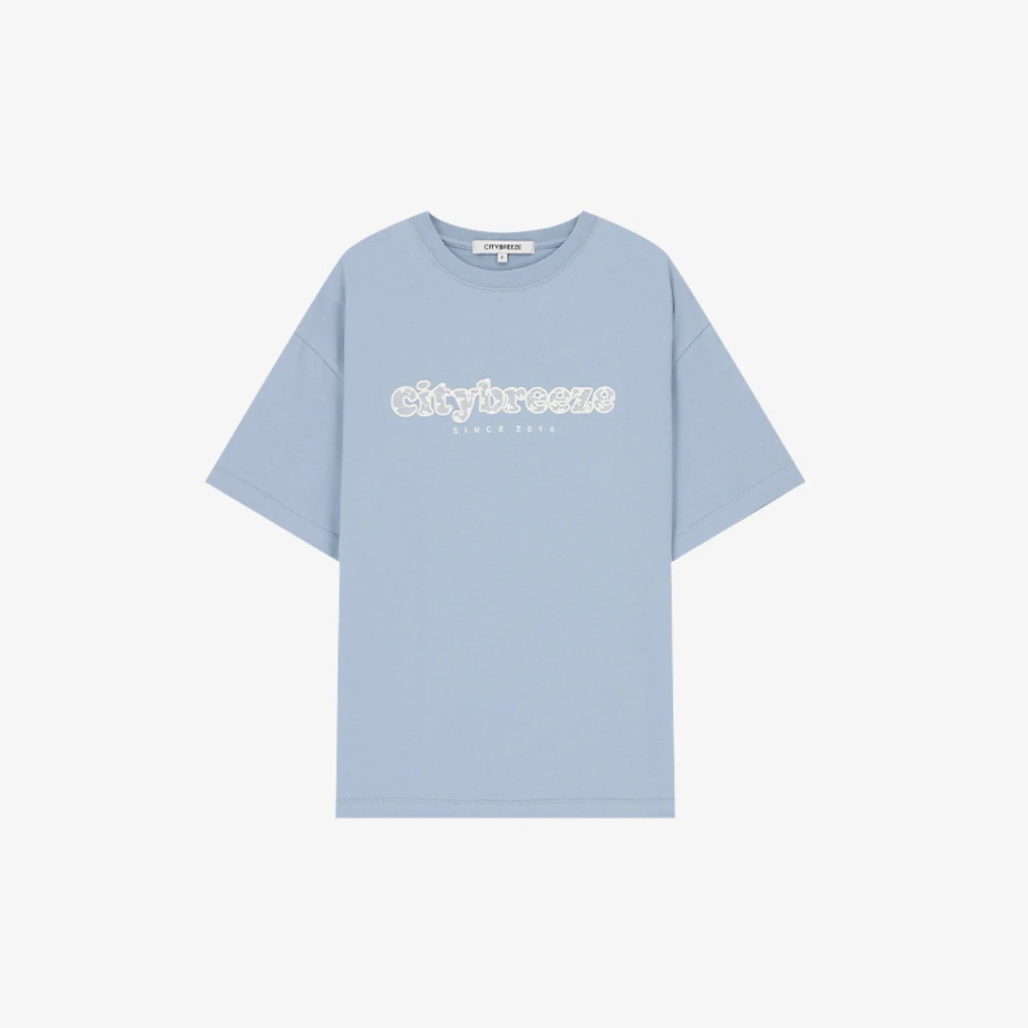 CITYBREEZE LACE LETTERING LOGO HALF-SLEEVE T-SHIRT-5