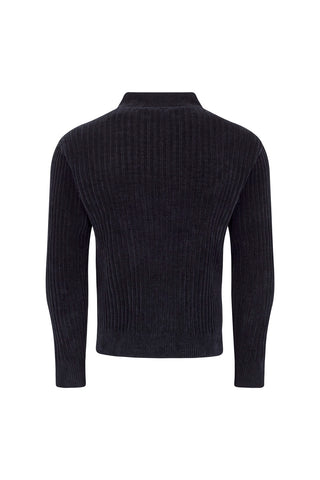 Chenille V-Neck Jumper