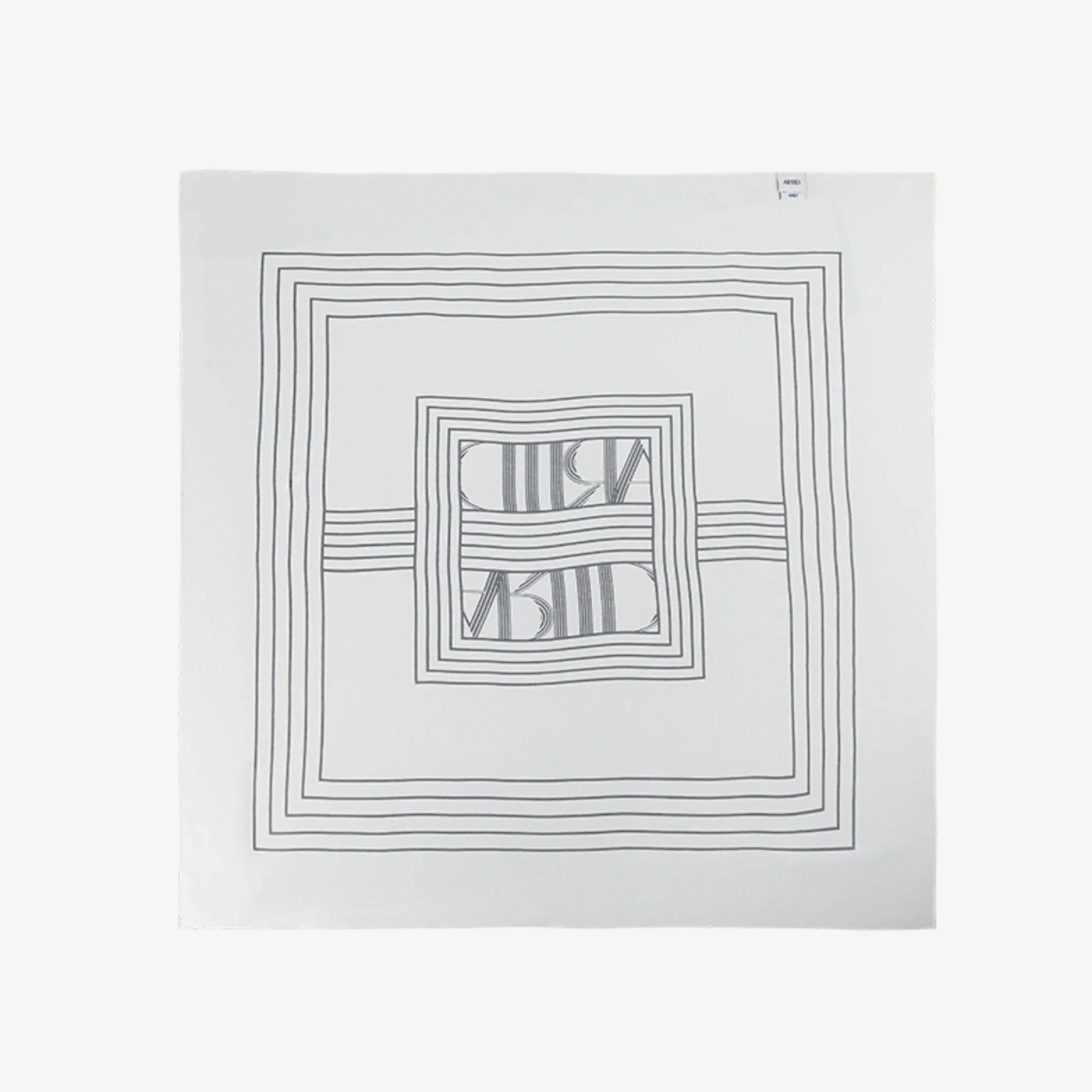 ARTID SILK LOGO SQUARE SCARF-9