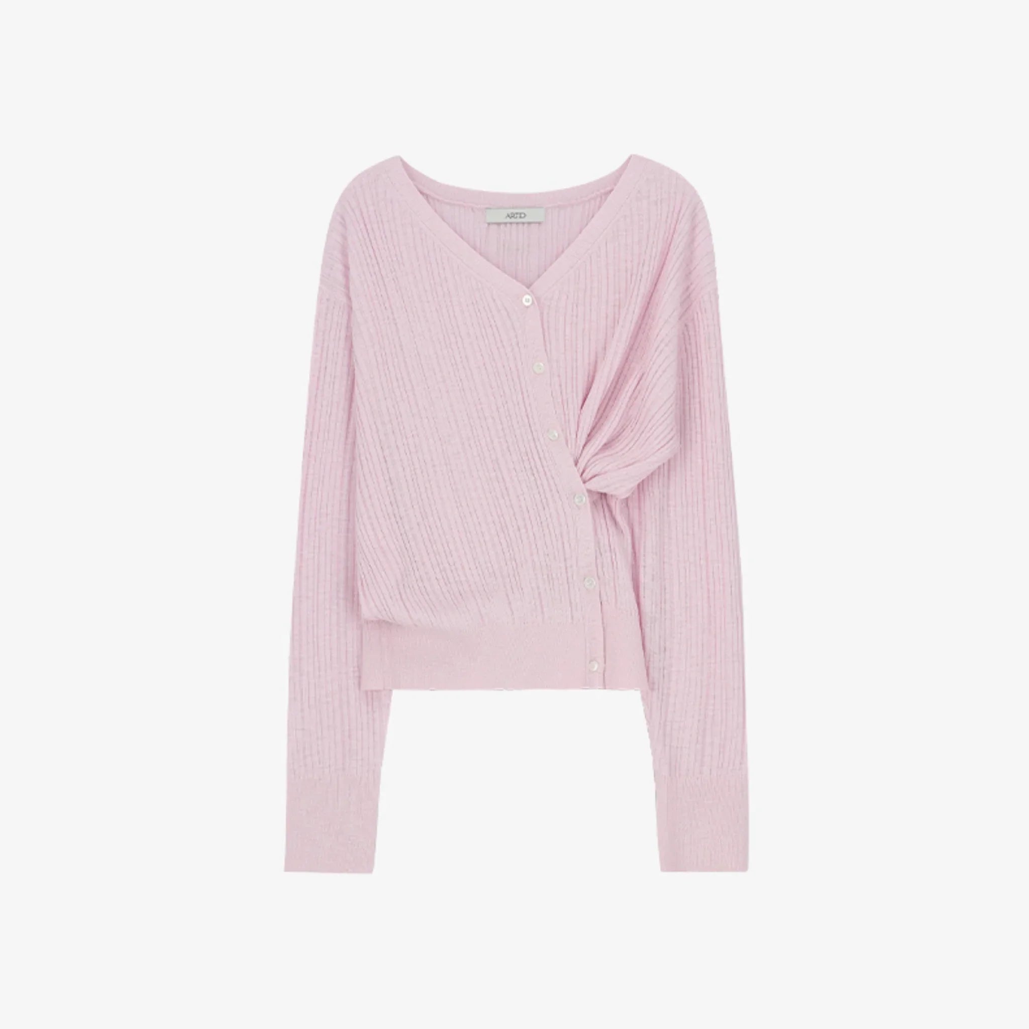 ARTID TWO-WAY UNBALANCE BUTTON-UP CARDIGAN SET-UP-9