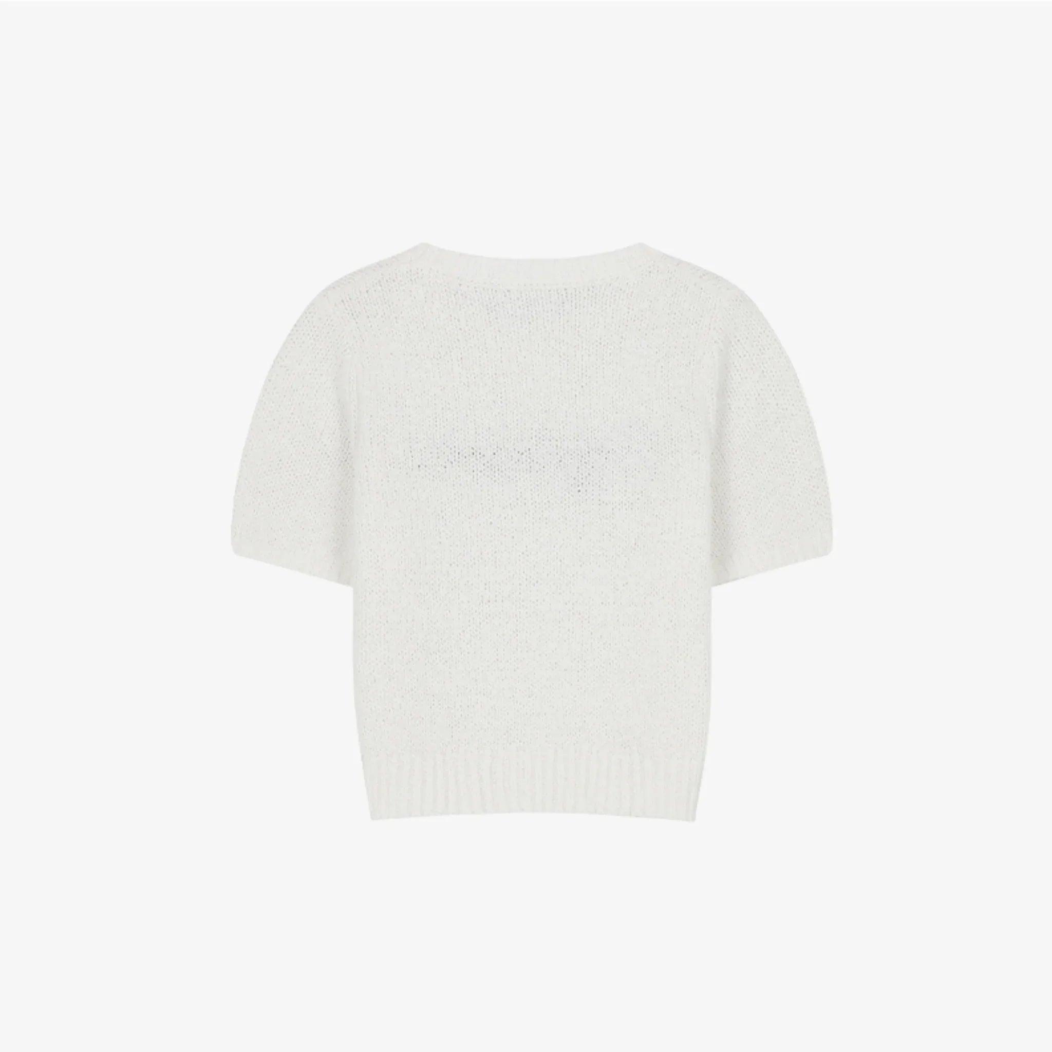 CITYBREEZE CURSIVE LOGO HALF-SLEEVE KNIT-9