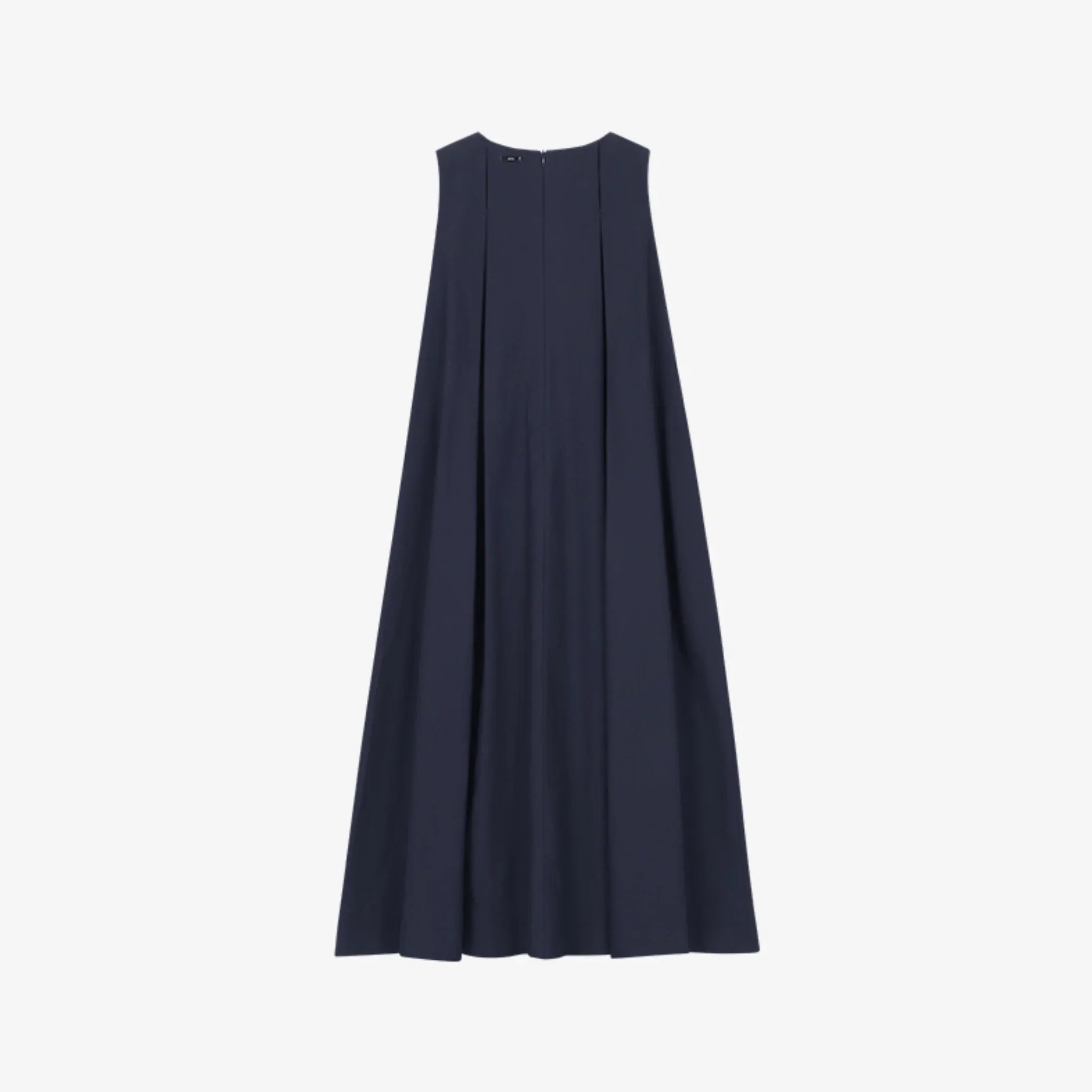 ARTID BOX PLEATED SLEEVELESS DRESS-9