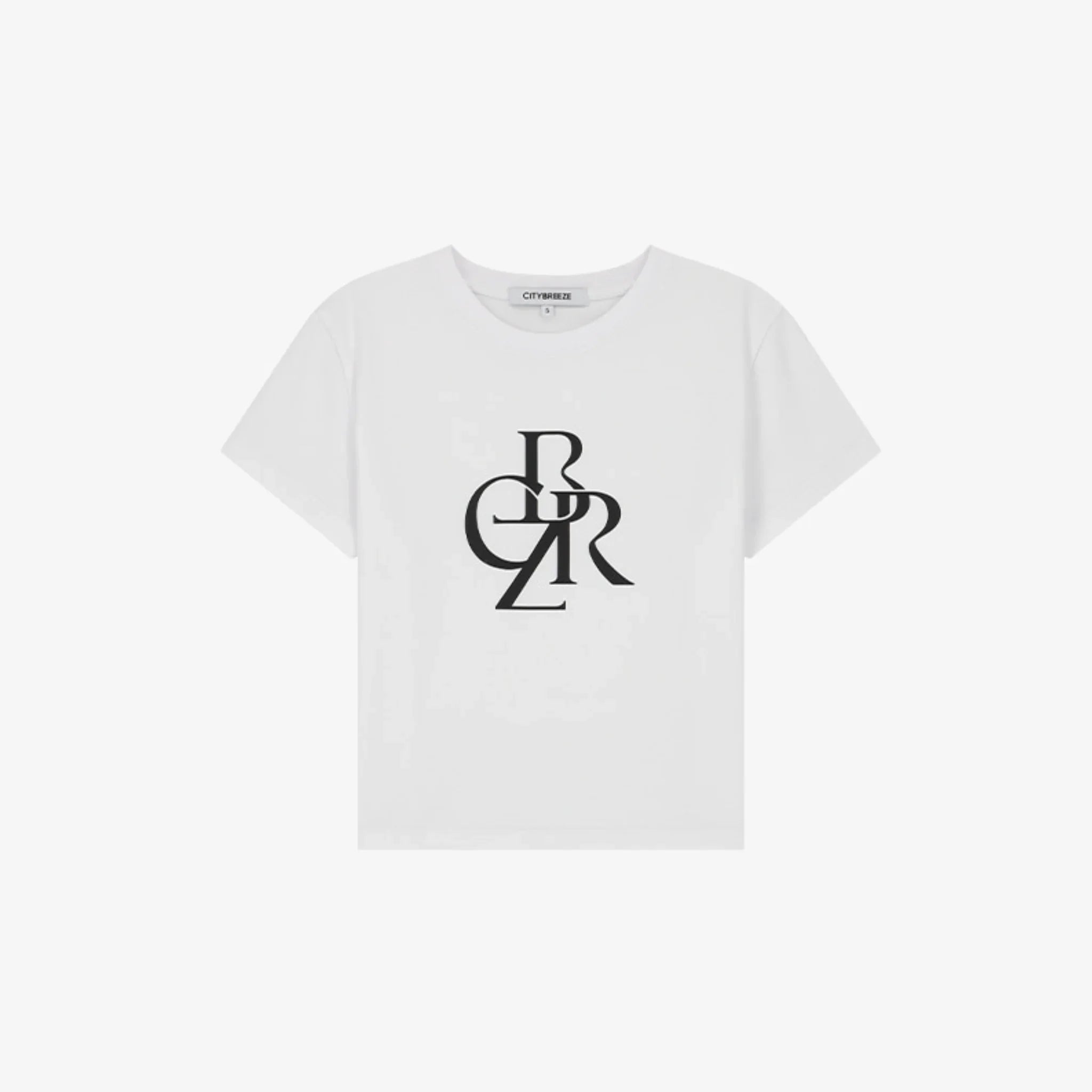 CITYBREEZE SYMBOL LOGO CROP HALF-SLEEVE T-SHIRT