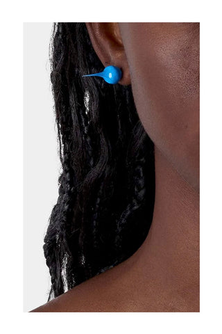 Spike Rubberized Mini Earrings