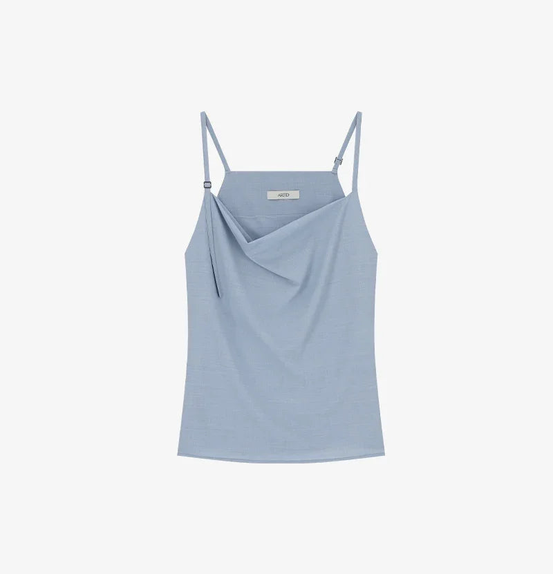 ARTID COWL NECK SLEEVELESS BLOUSE-5