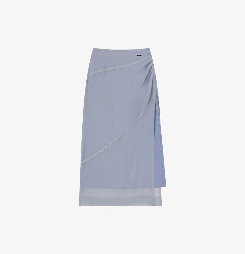 ARTID SEE THROUGH LAYERED LONG SKIRT-5