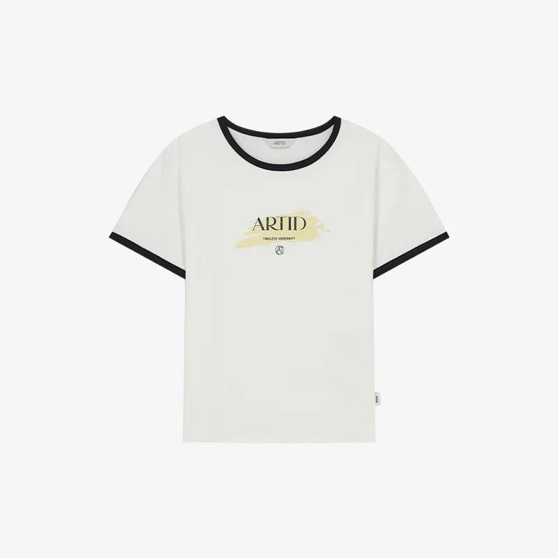 ARTID SPREAD COLOR BLOCK RINGER T SHIRT-5