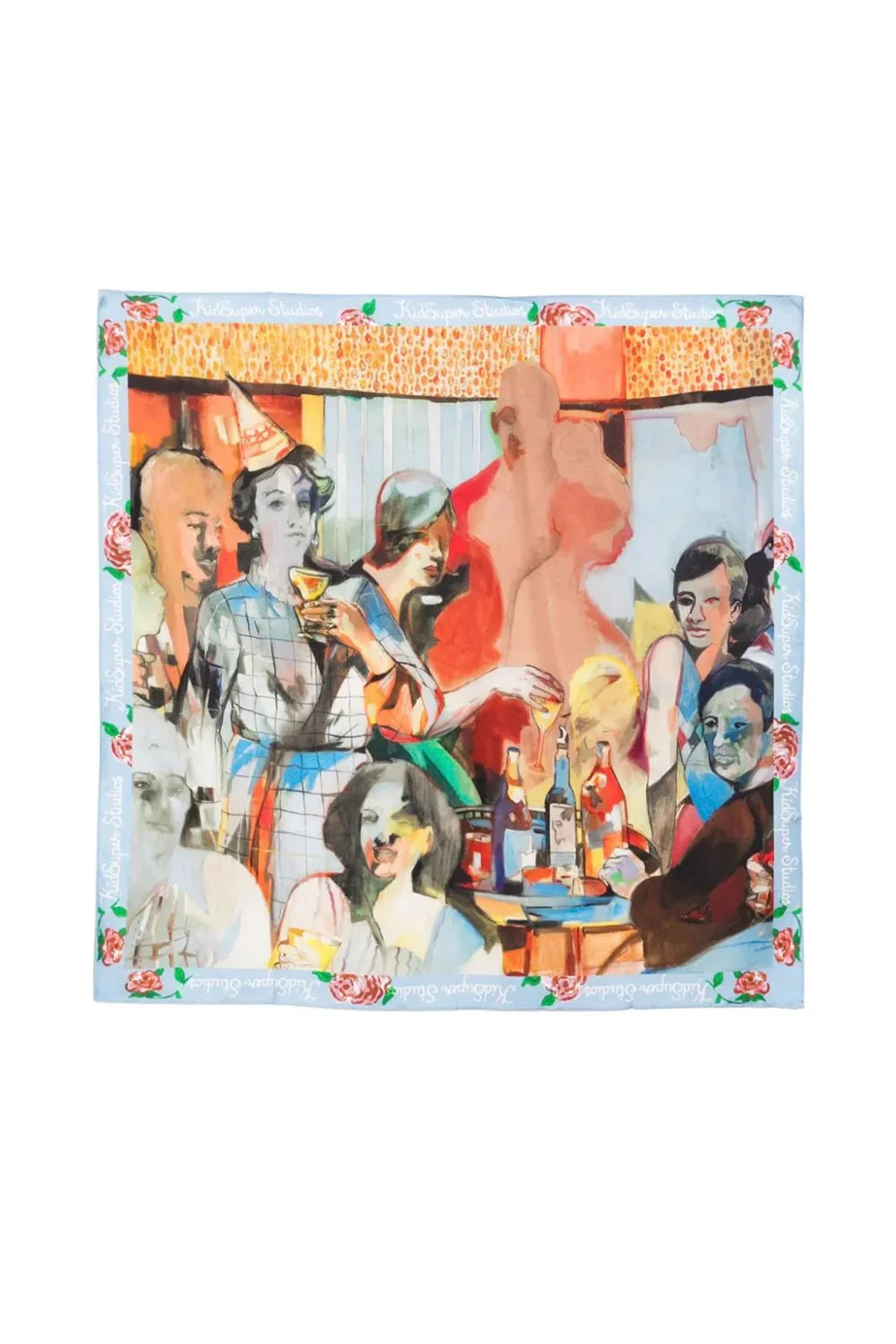 KIDSUPER Dinner With Friends Scarf