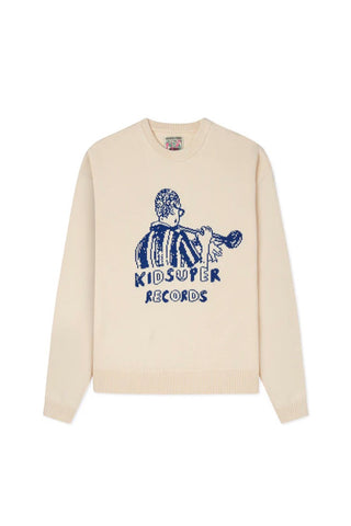 Records Knit Sweater