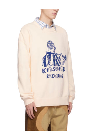 Records Knit Sweater