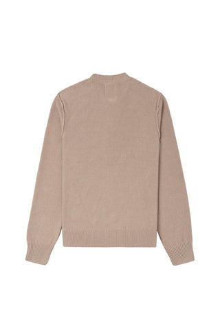 Reverse Instarsia Knit Figure Sweater