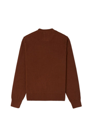 Reverse Instarsia Knit Figure Sweater