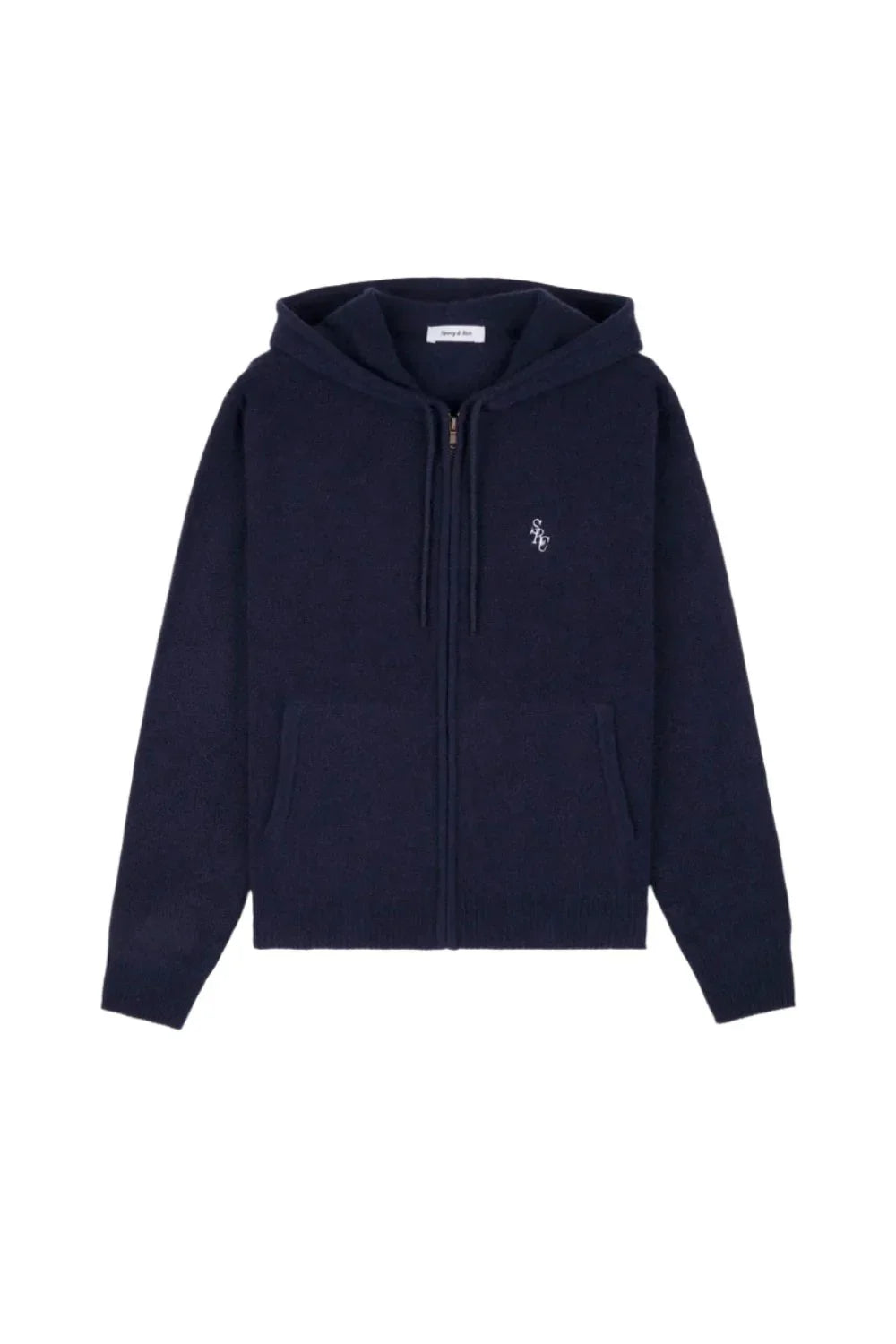 SPORTY & RICH SRC Cashmere Zip Hoodie