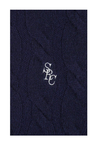 SRC Cable-knit Cashmere Zip Hoodie