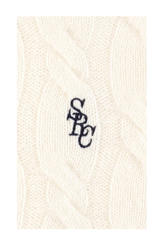 SRC Cable-Knit Cashmere Zip Hoodie