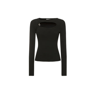 COPERNI Knitted Cut-Out Long Sleeved Top