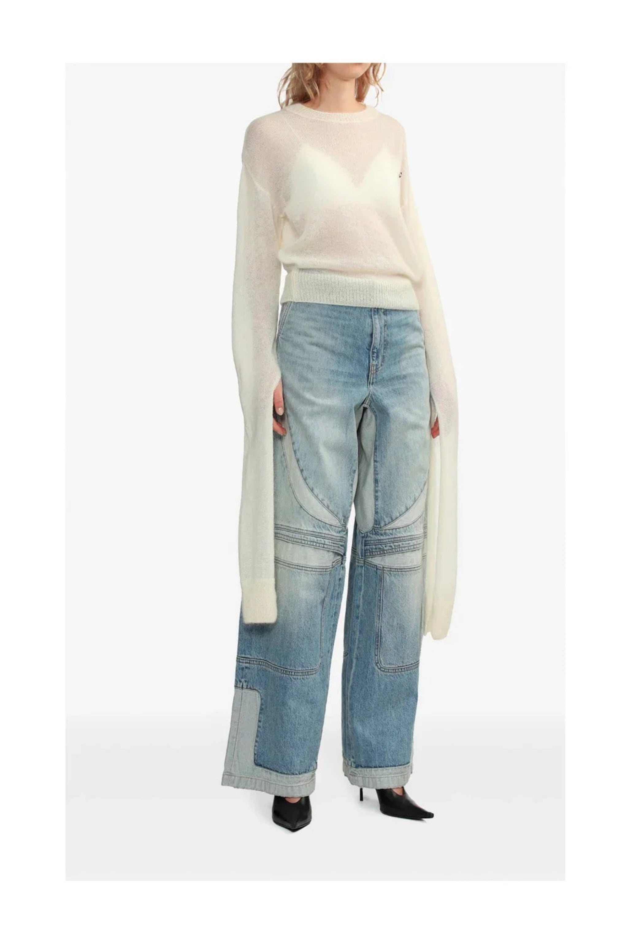 COPERNI Knotted Sleeves Jumper | WHITE-2
