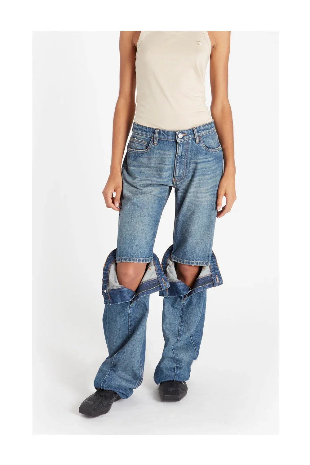 COPERNI Open Knee Jeans-3