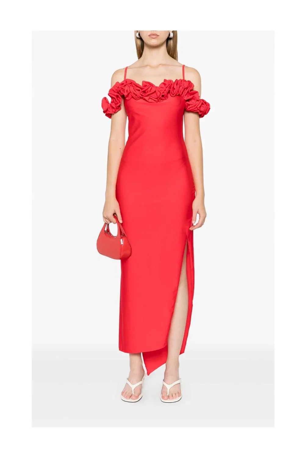 COPERNI Ruffle Dress | RED-2