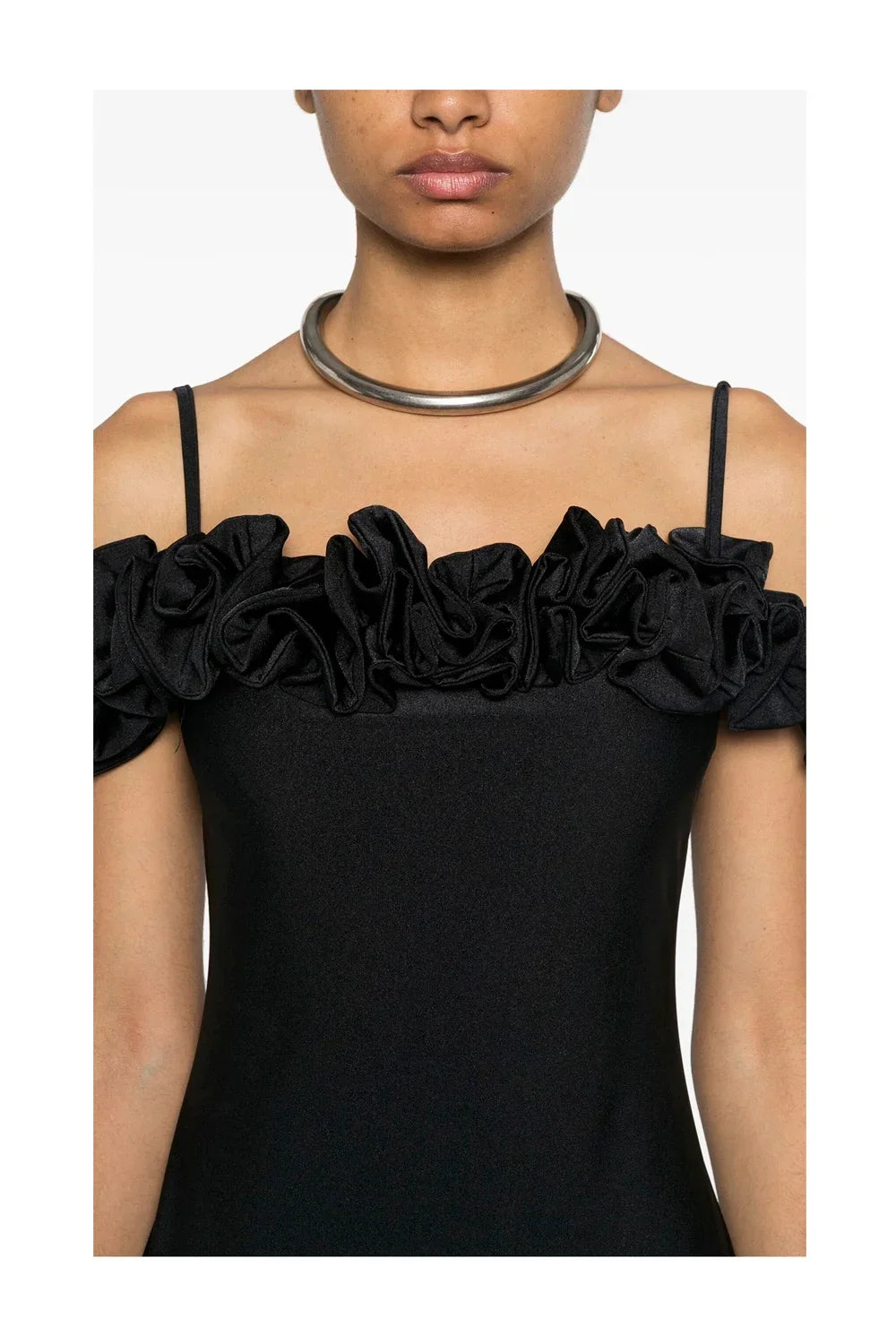 COPERNI Ruffle Dress | BLACK-4