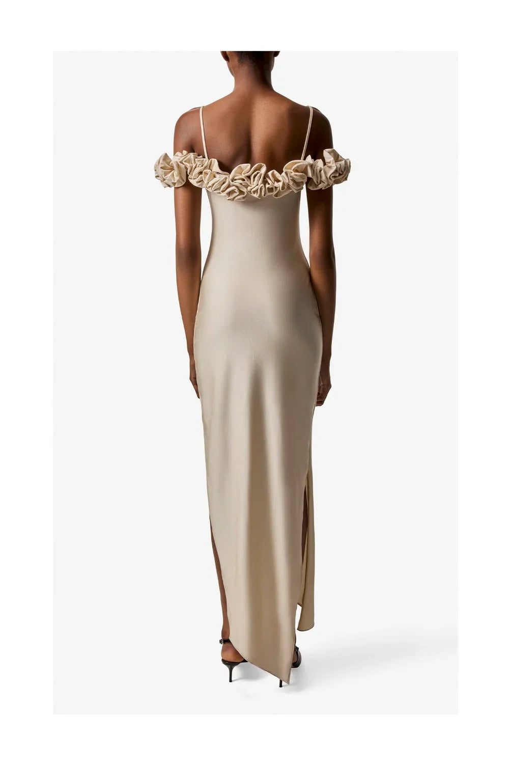 COPERNI Ruffle Dress | BEIGE-3