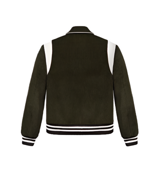 SPORTY & RICH SR Sport Corduroy Varsity Jacket