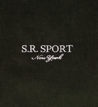 SPORTY & RICH SR Sport Corduroy Varsity Jacket