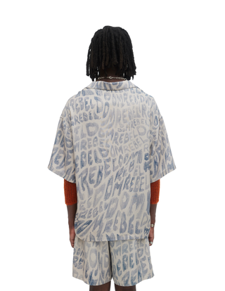 DOMREBEL New Wave Camp Collar Shirt