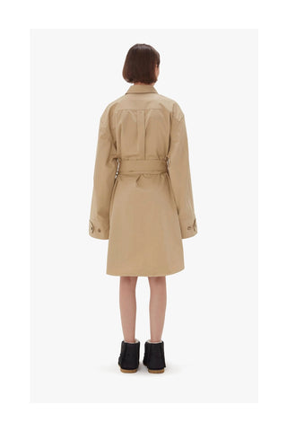 Double Wrap Trench Dress