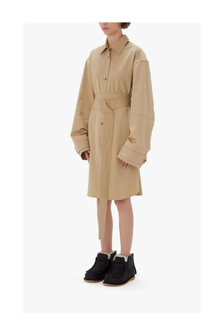 Double Wrap Trench Dress