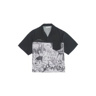 DOMREBEL Therapy Camp Collar Shirt