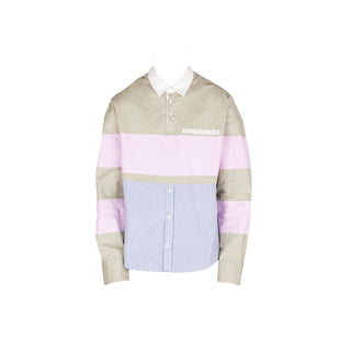 DSQUARED2 Rugby Hybrid Oversize Shirt