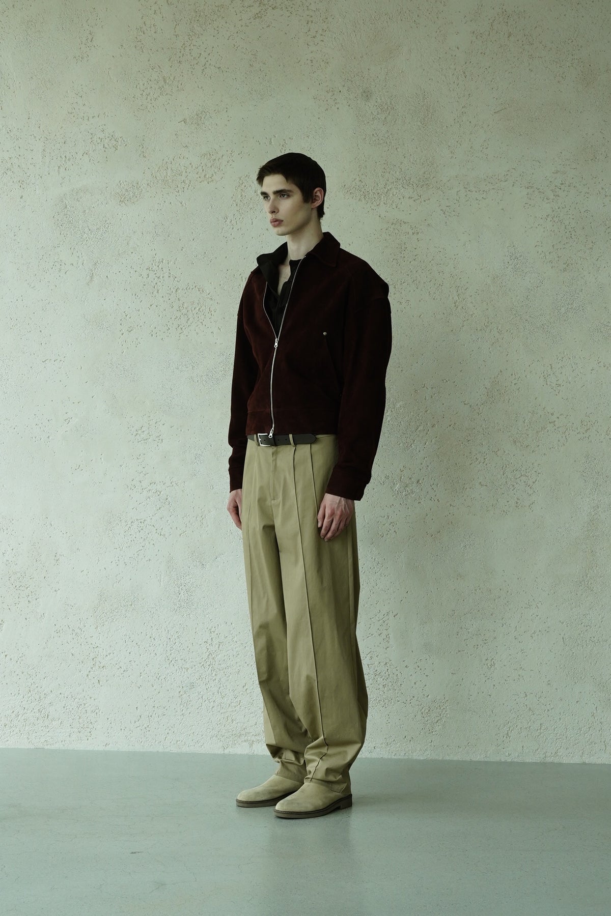 Theballon Standard Bomber Suede Jacket-3