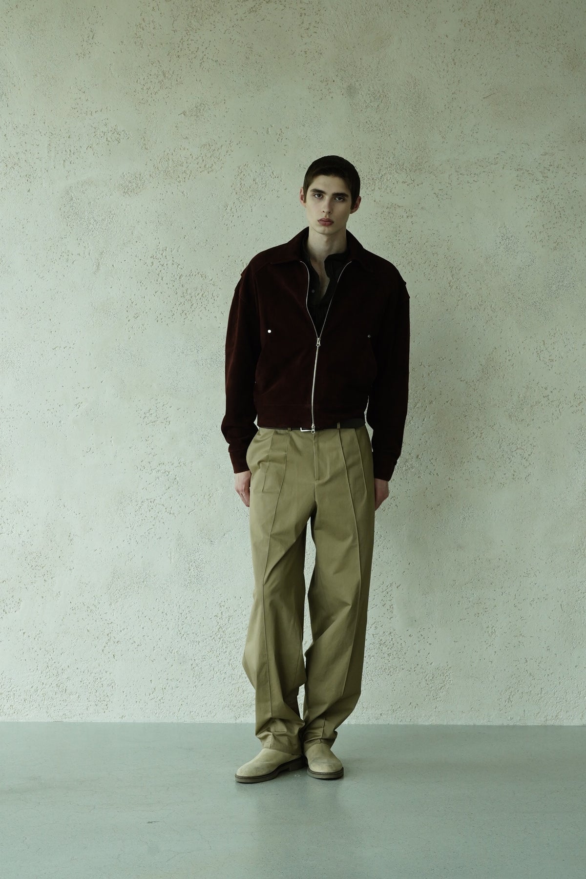 Theballon Standard Bomber Suede Jacket